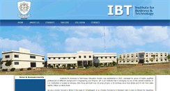 Desktop Screenshot of ibtbhilai.com
